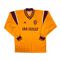 1990/91 Motherwell Home Football Shirt (L) Admiral #11 Cooper (Match Worn) - Football Finery - FF204189