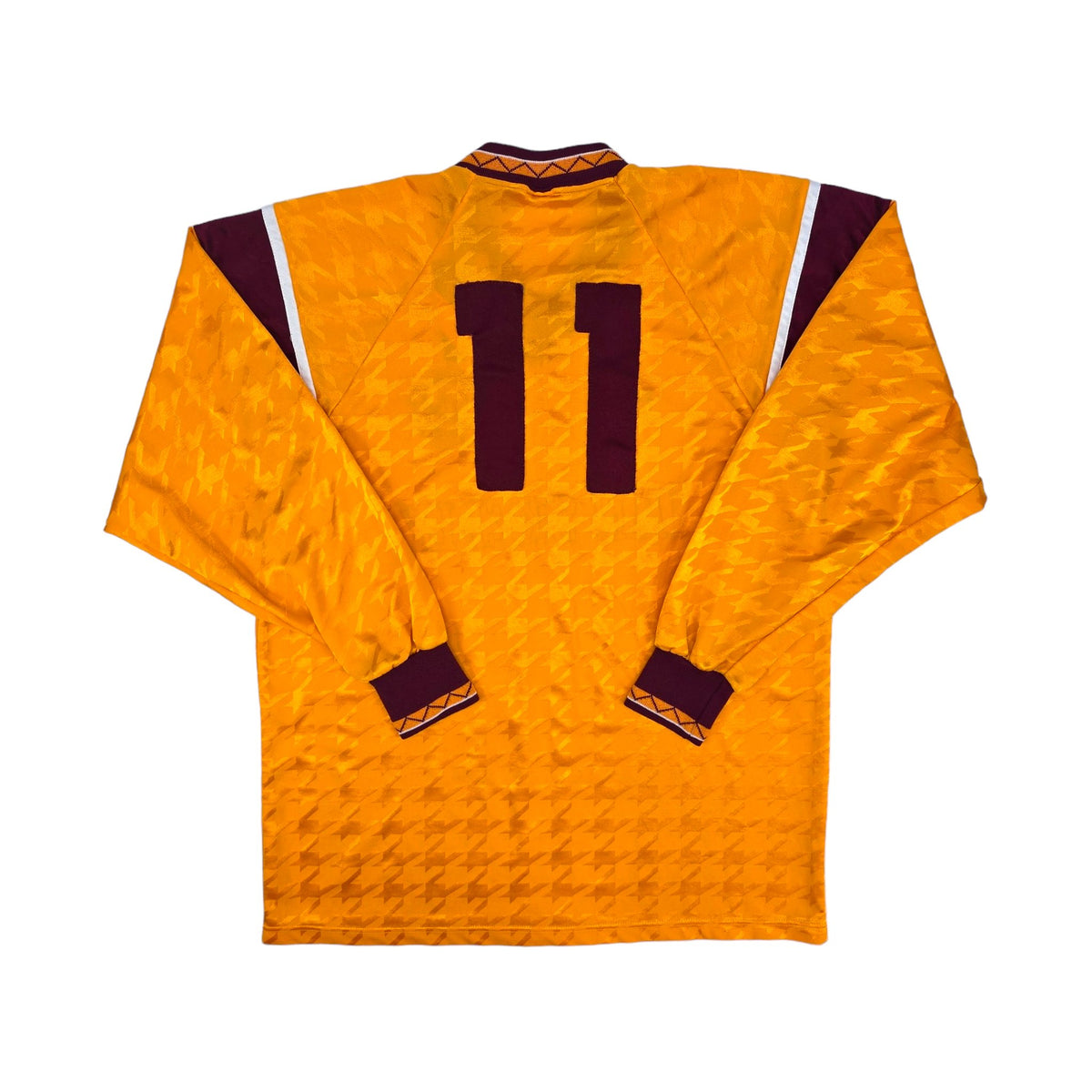 1990/91 Motherwell Home Football Shirt (L) Admiral #11 Cooper (Match Worn) - Football Finery - FF204189