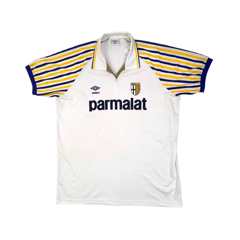 1990/91 Parma Home Football Shirt (XL) Umbro - Football Finery - FF202652