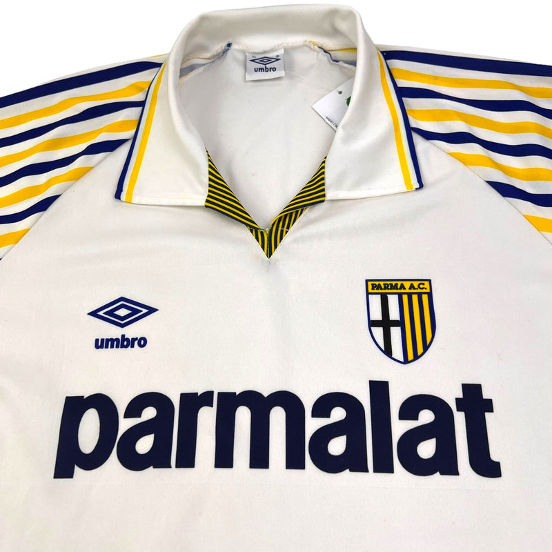 1990/91 Parma Home Football Shirt (XL) Umbro - Football Finery - FF202652