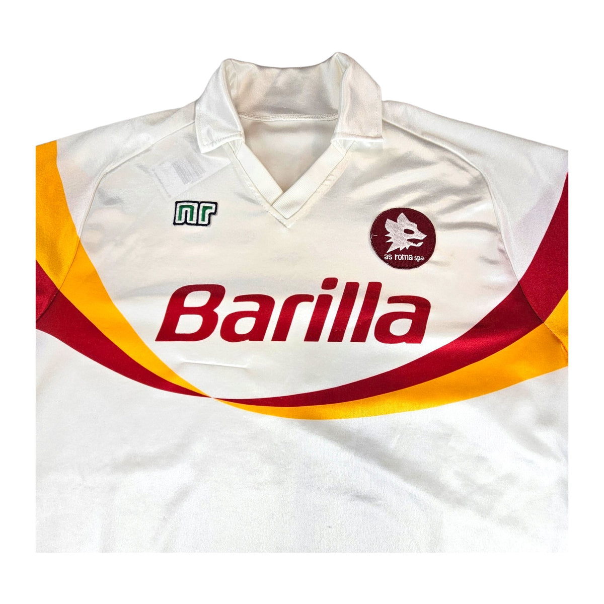 1990/91 Roma Away Football Shirt (L) Ennerre - Football Finery - FF203350