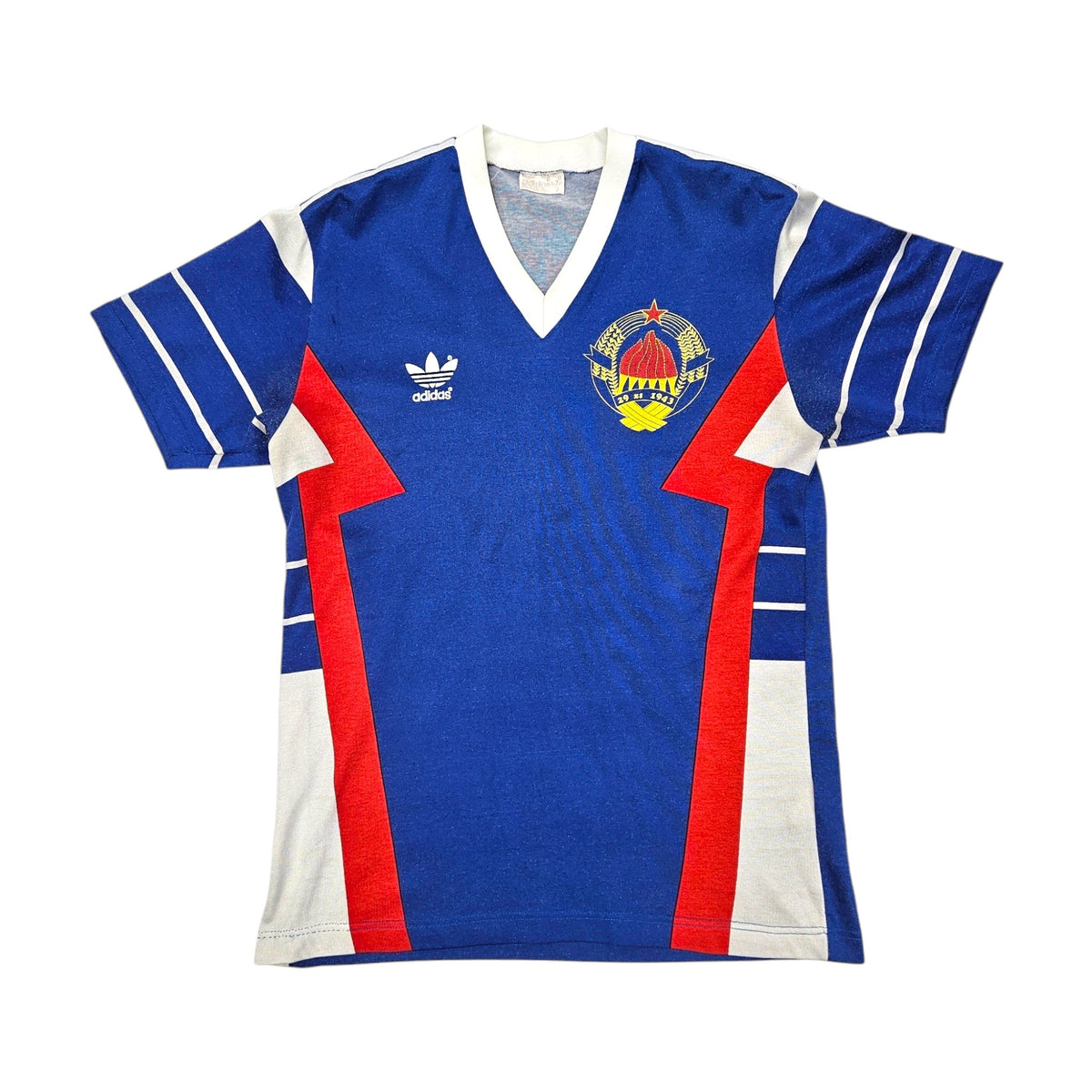 1990/91 Yugoslavia Home Football Shirt (M) Adidas - Football Finery - FF203971