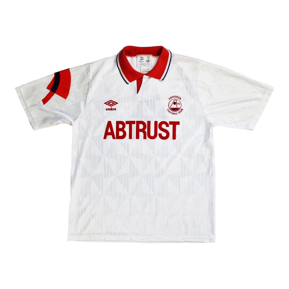 1990/92 Aberdeen Away Football Shirt (L) Umbro #4 - Football Finery - FF202660