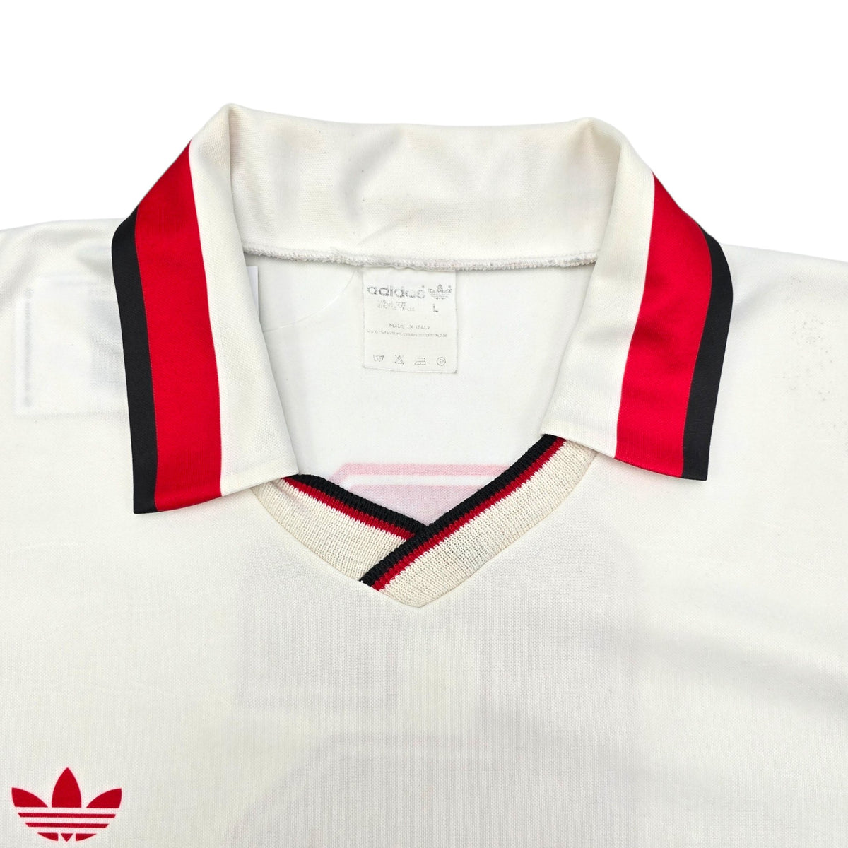 1990/92 AC Milan Away Football Shirt (M) Adidas #6 (Baresi) - Football Finery - FF203957