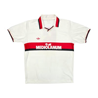 1990/92 AC Milan Away Football Shirt (M) Adidas #6 (Baresi) - Football Finery - FF203957