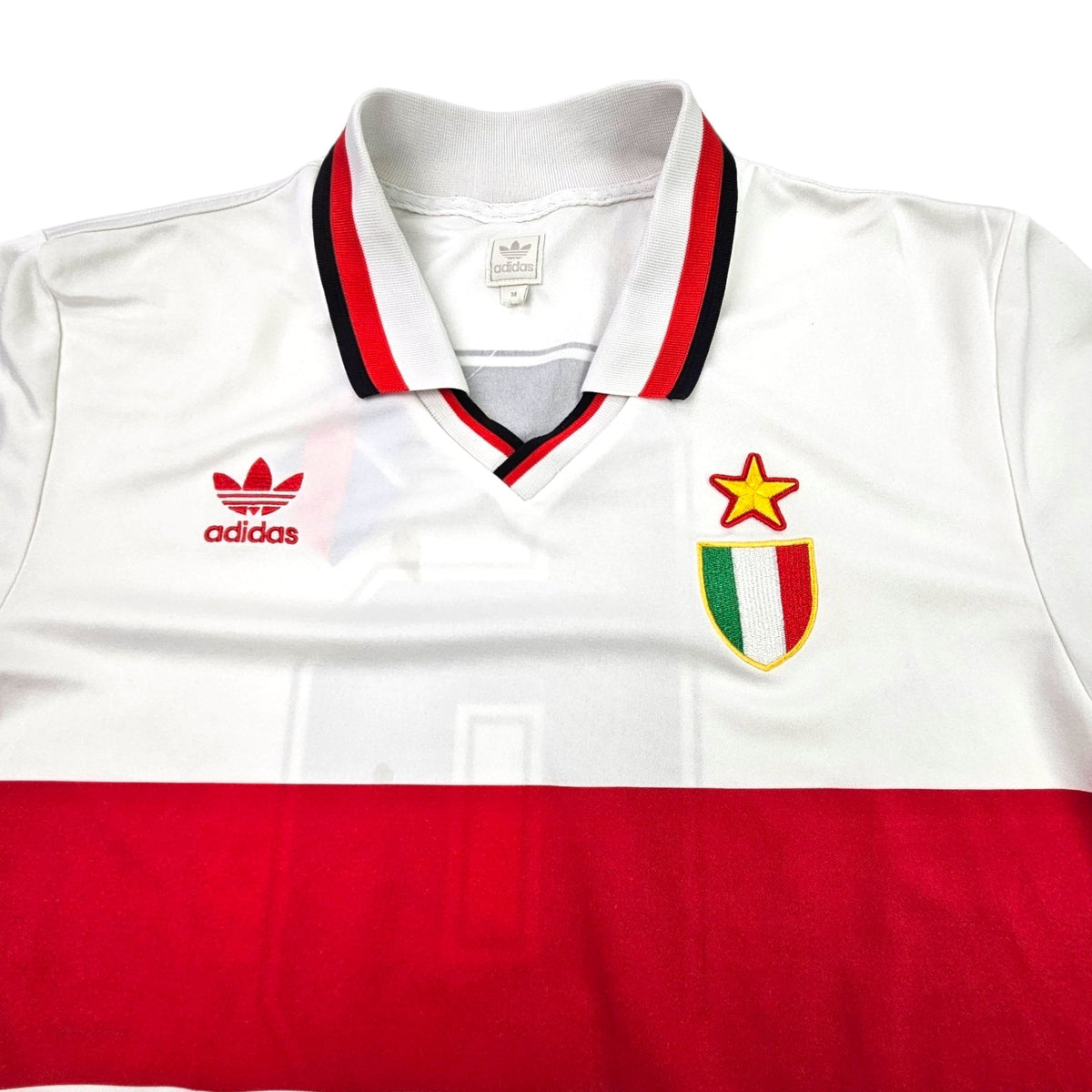 1990/92 AC Milan Away Football Shirt (M) Adidas Originals #6 (Baresi) - Football Finery - FF203360