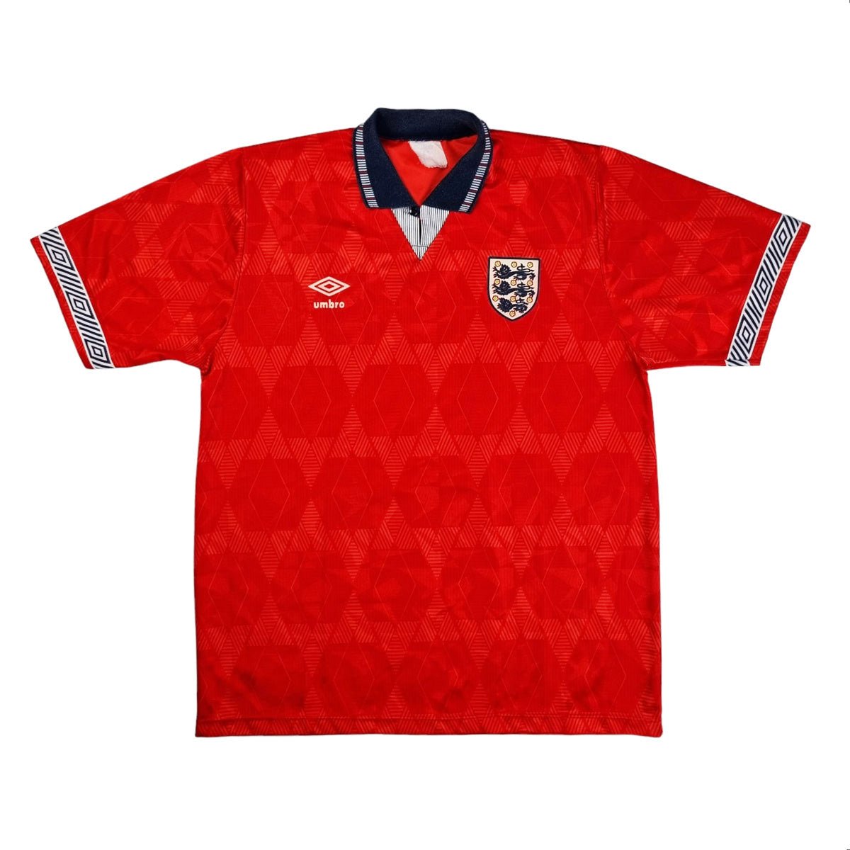 1990/92 England Away Football Shirt (L) Umbro – Football Finery