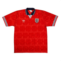 1990/92 England Away Football Shirt (L) Umbro - Football Finery - FF202701
