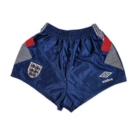 1990/92 England Football Shorts (Y) Umbro - Football Finery - FF202403