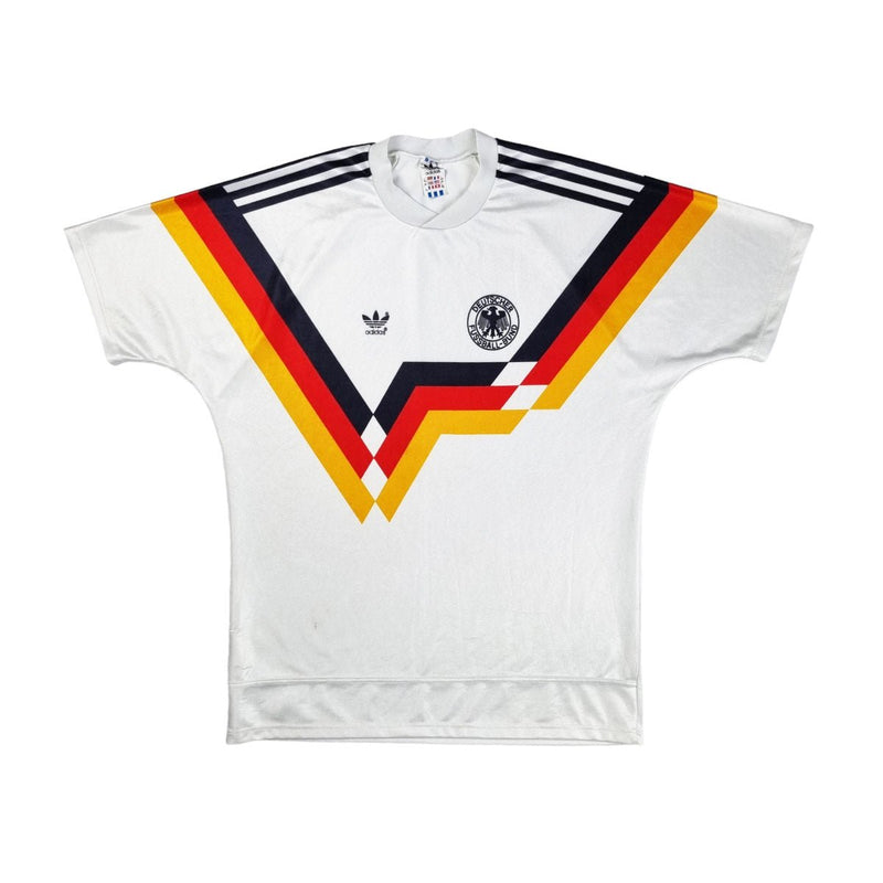 1990/92 Germany Home Football Shirt (L) Adidas - Football Finery - FF202705