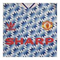 1990/92 Manchester United Away Football Shirt (M) Adidas Originals #11 - Football Finery - FF202616