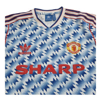 1990/92 Manchester United Away Football Shirt (M) Adidas Originals #11 - Football Finery - FF202616