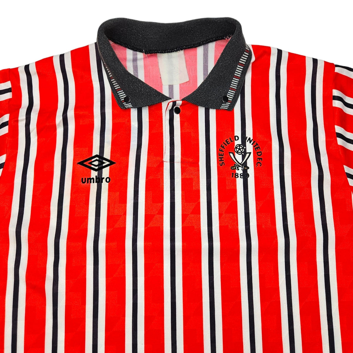 1990/92 Sheffield United Home Football Shirt (L) Umbro - Football Finery - FF203761