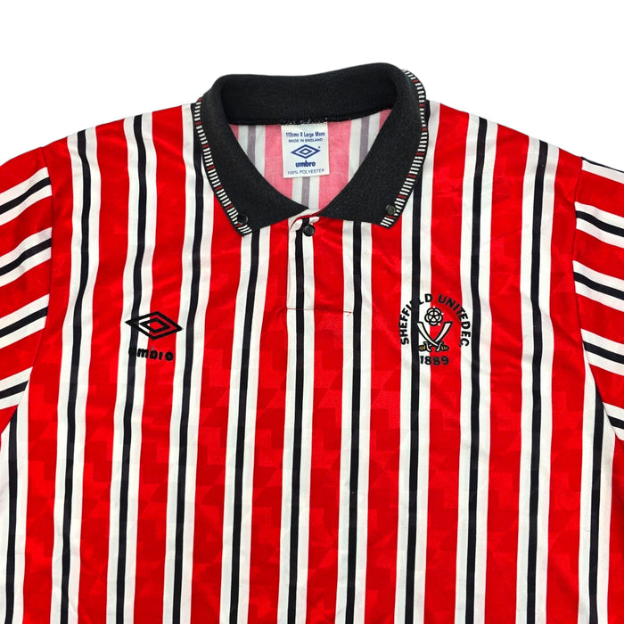 1990/92 Sheffield United Home Football Shirt (XL) Umbro - Football Finery - FF204072
