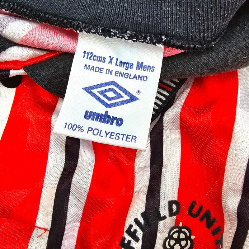 1990/92 Sheffield United Home Football Shirt (XL) Umbro - Football Finery - FF204072