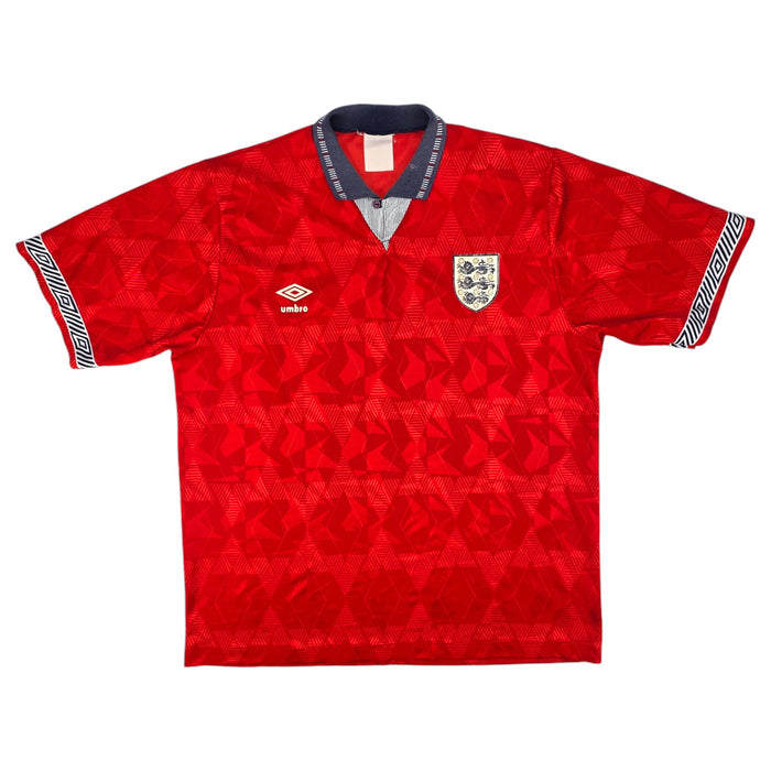 1990/93 England Away Football Shirt (XL) Umbro - Football Finery - FF204382