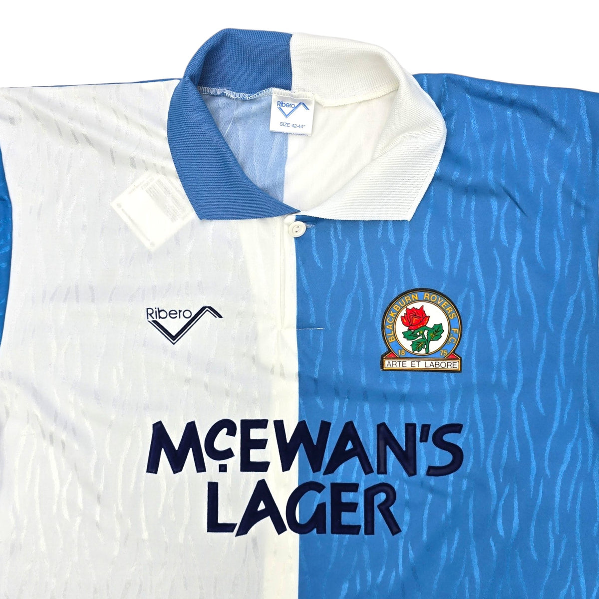 1991/92 Blackburn Rovers Home Football Shirt (L) Ribero - Football Finery - FF203967