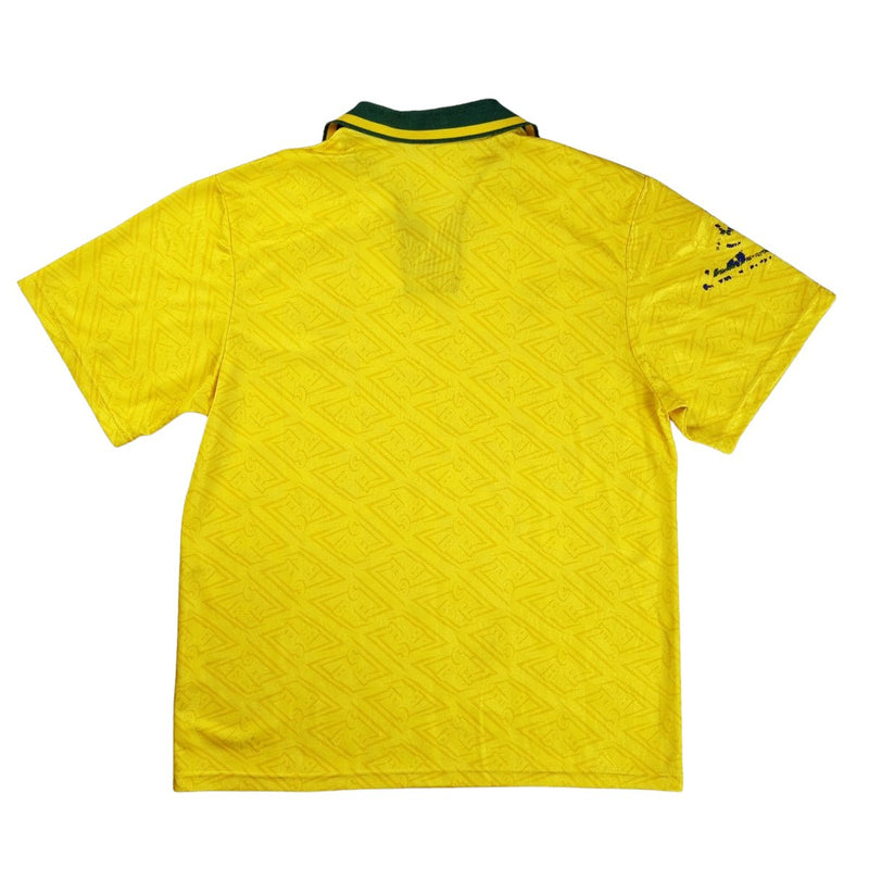 1991/92 Brazil Home Football Shirt (XL) Umbro - Football Finery - FF202698