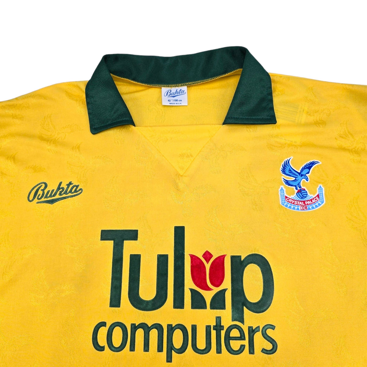 1991/92 Crystal Palace Away Football Shirt (L) Bukta - Football Finery - FF204149