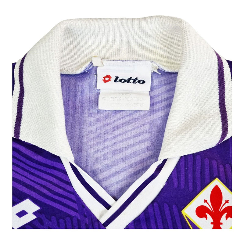 1991/92 Fiorentina Home Football Shirt (XL) Lotto - Football Finery - FF202832