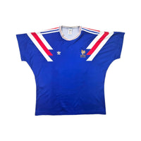 1991/92 France Home Football Shirt (2XL) Adidas #13 *Match Worn U21* - Football Finery - FF203374