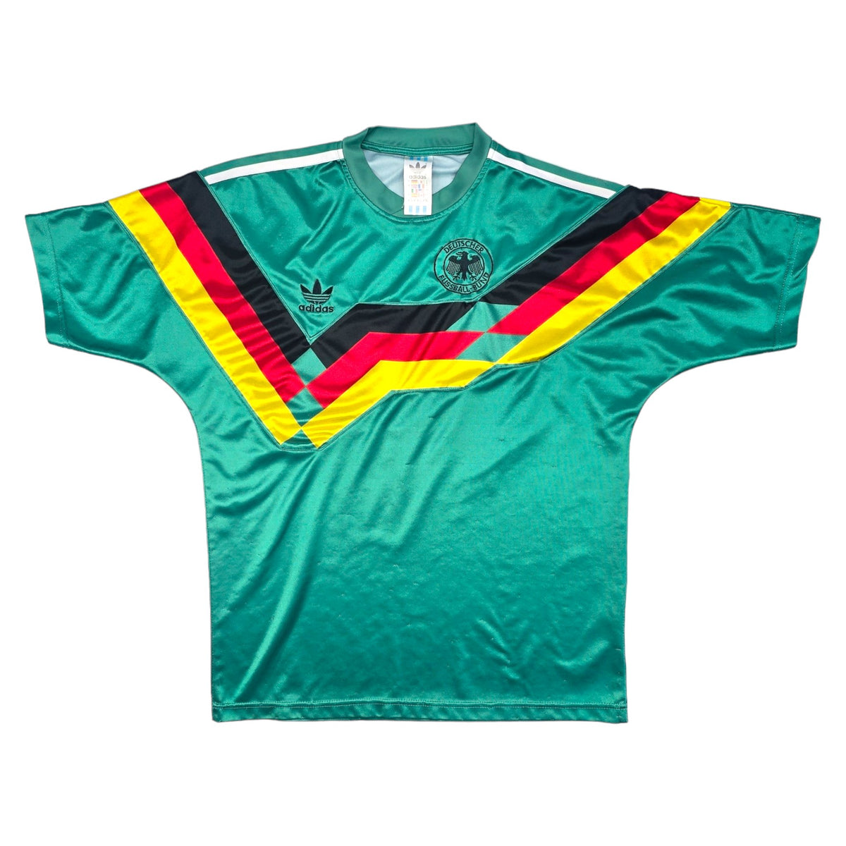 1991/92 Germany Away Football Shirt (M) Adidas - Football Finery - FF204043