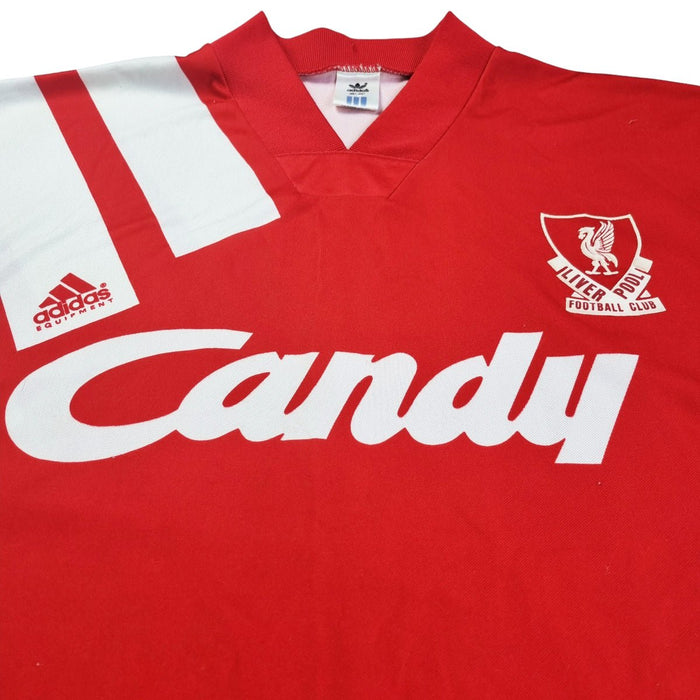 1991/92 Liverpool Home Football Shirt (M) Adidas - Football Finery - FF202495