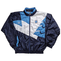 1991/92 SSC Napoli Tracksuit Top (L) Umbro - Football Finery - FF202650