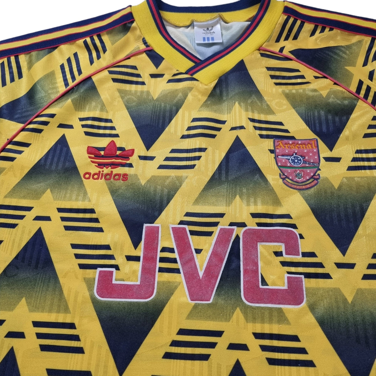 1991/93 Arsenal Away Football Shirt (L) Adidas - Football Finery - FF202555