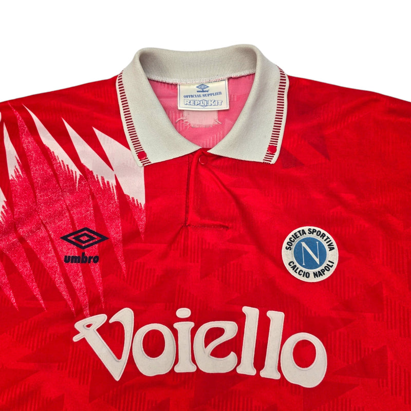 1991/93 SSC Napoli Third Football Shirt (L) Umbro - Football Finery - FF204387