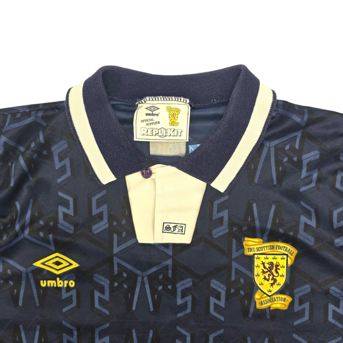 1991/94 Scotland Home Football Shirt (L) Umbro - Football Finery - FF204083