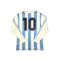 1992/93 Argentina Home Football Shirt (XL) Adidas Originals #10 (Maradona) - Football Finery - FF203362