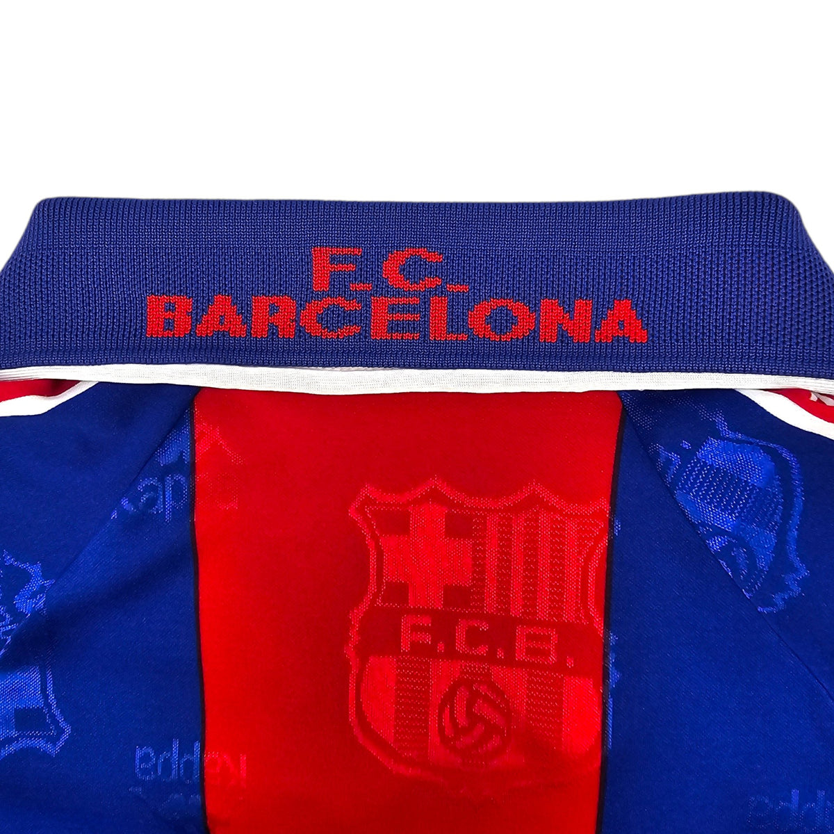 1992/93 Barcelona Home Football Shirt (L) Kappa (European) - Football Finery - FF204383