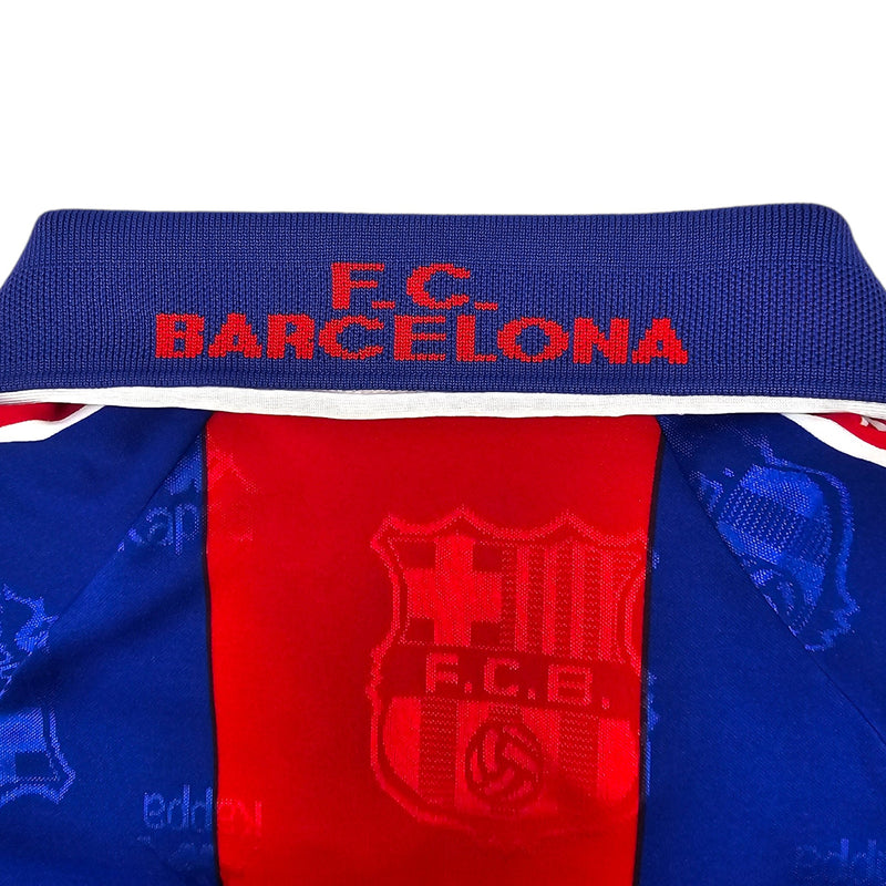 1992/93 Barcelona Home Football Shirt (L) Kappa (European) - Football Finery - FF204383