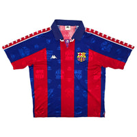 1992/93 Barcelona Home Football Shirt (L) Kappa (European) - Football Finery - FF204383