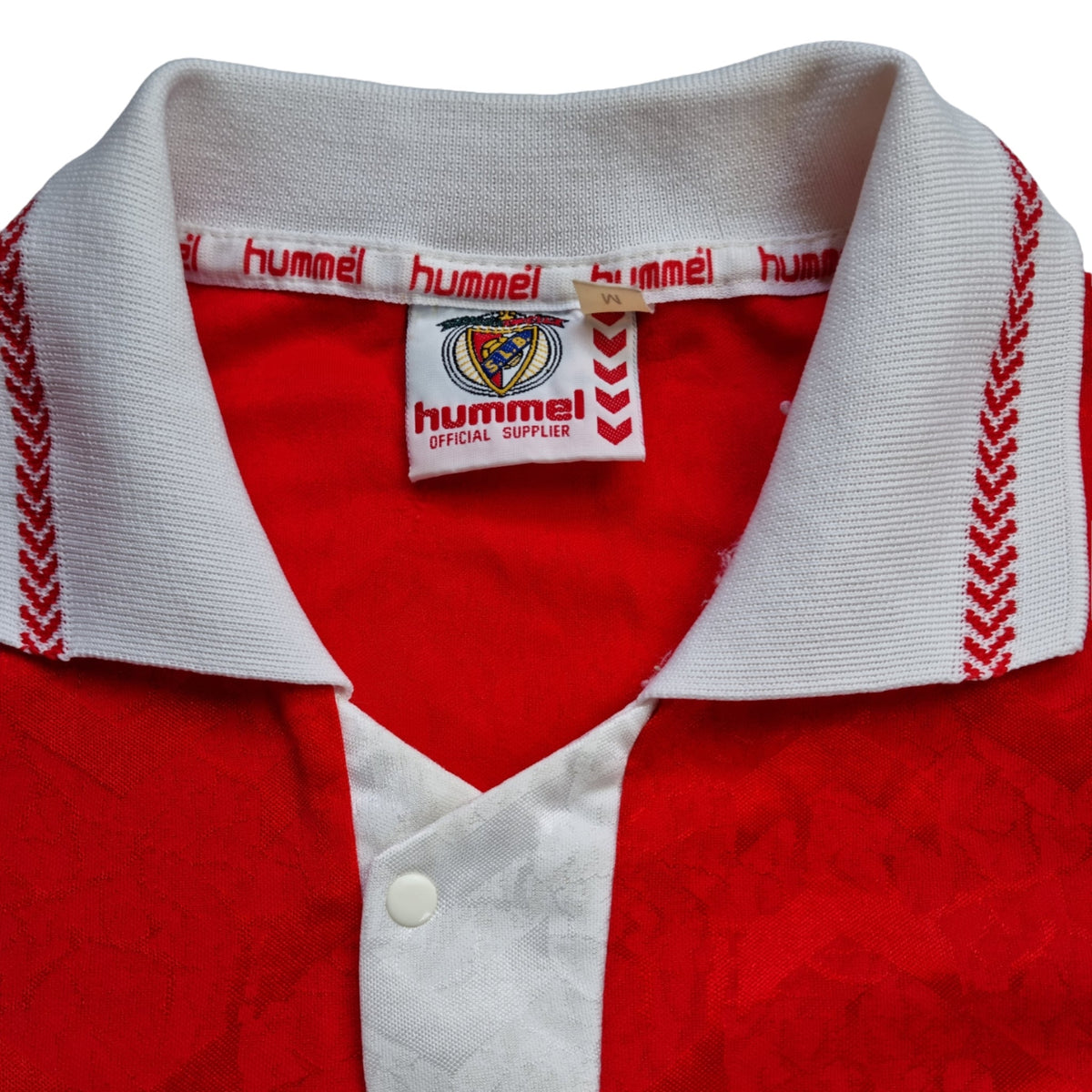 1992/93 Benfica Home Football Shirt (M) Hummel - Football Finery - FF202657