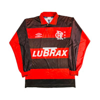 1992/93 Flamengo Home Football Shirt (L) Umbro # 5 (Junior) - Football Finery - FF203017