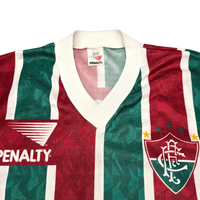 1992/93 Fluminense Home Football Shirt (M) Penalty - Football Finery - FF204583