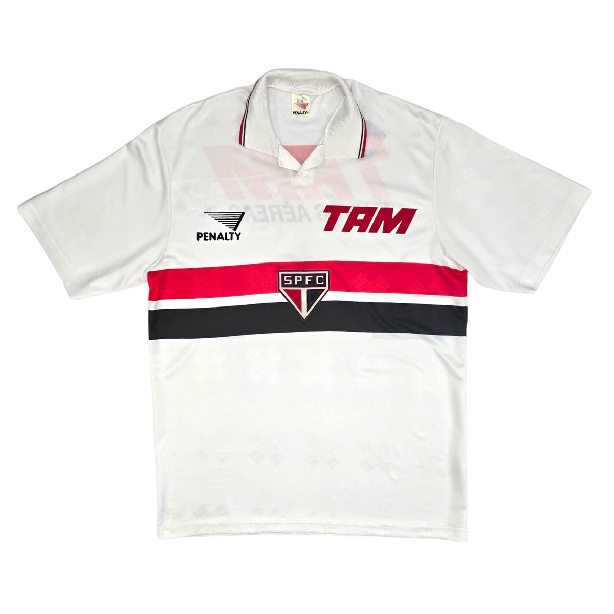 1992/93 Sao Paulo Home Football Shirt (L) Adidas - Football Finery - FF204186