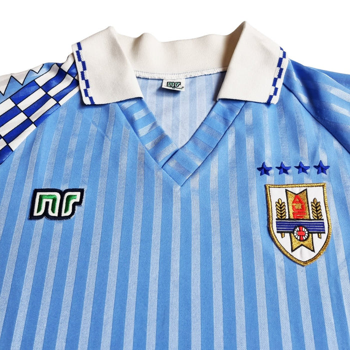 1992/93 Uruguay Home Football Shirt (M) Ennerre - Football Finery - FF202587