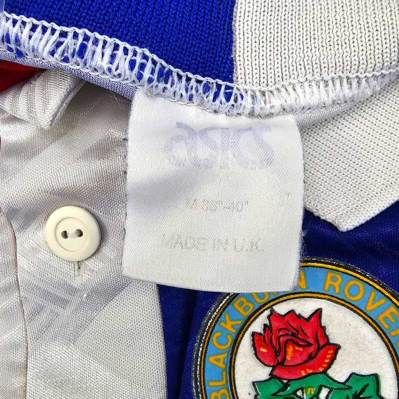 1992/94 Blackburn Rovers Home Football Shirt (M) Asics - Football Finery - FF203968