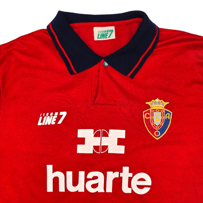 1992/94 C.A. Osasuna Home Football Shirt (XL) Line7 - Football Finery - FF203955