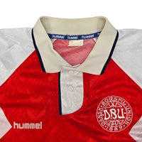 1992/94 Denmark Home Football Shirt (XL) Hummel - Football Finery - FF203965