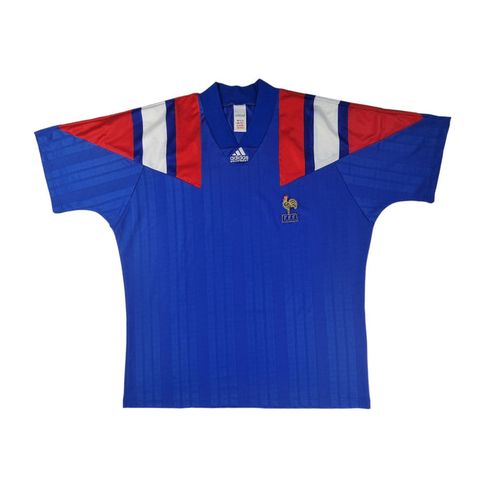 1992/94 France Home Football Shirt (XL) Adidas - Football Finery - FF203177