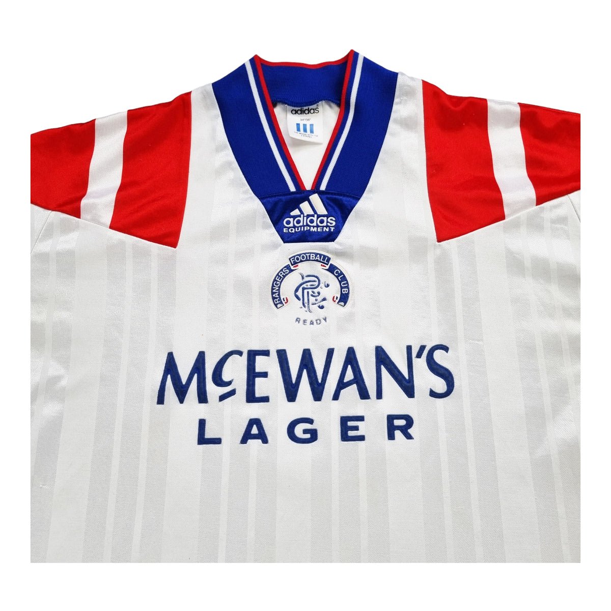 1992/94 Glasgow Rangers Away Football Shirt (S) Adidas - Football Finery - FF202875