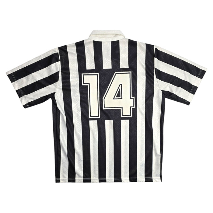 1992/94 Juventus Home Football Shirt (XL) Kappa #14 (Casiraghi) Matchworn - Football Finery - FF204361