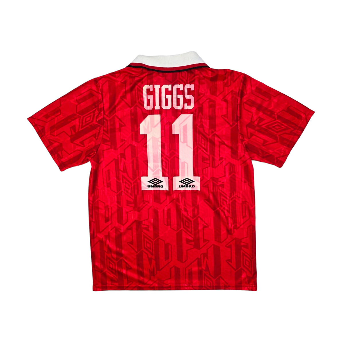 1992/94 Manchester United Home Football Shirt (L) Umbro #11 Giggs - Football Finery - FF203988