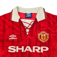 1992/94 Manchester United Home Football Shirt (L) Umbro - Football Finery - FF204209