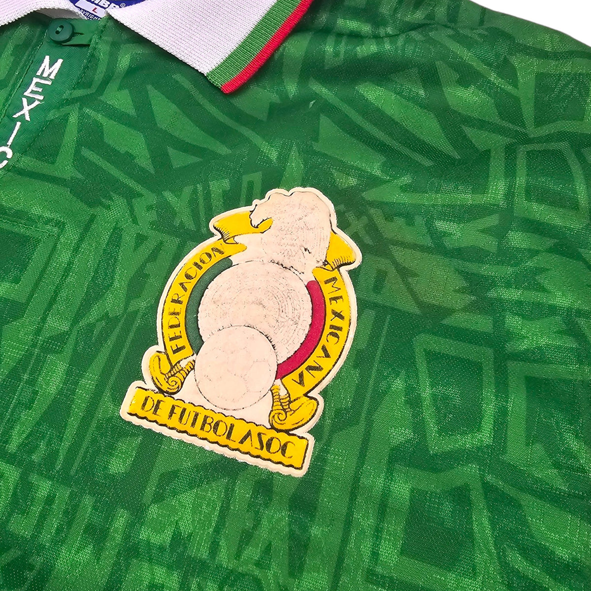 1992/94 Mexico Home Football Shirt (L) Umbro - Football Finery - FF204111