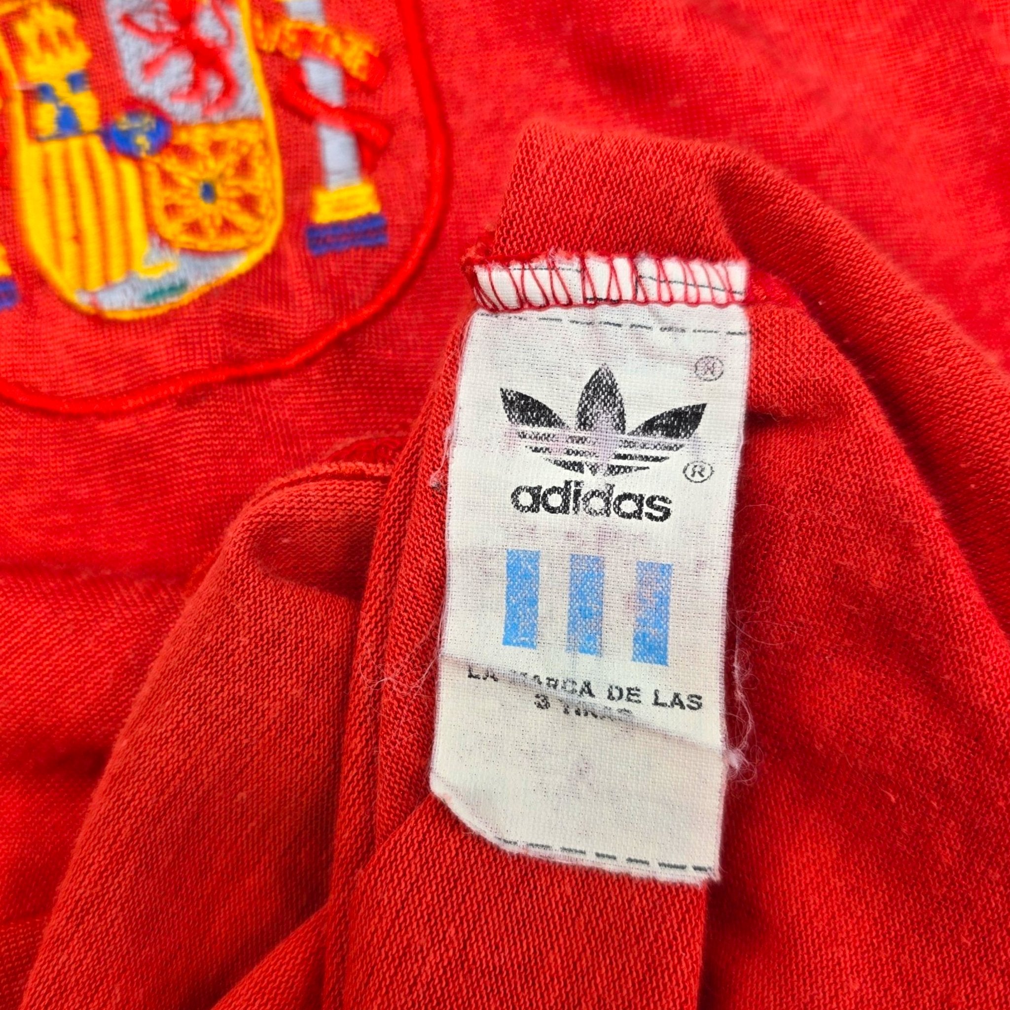 1992 94 Spain Home Football Shirt M Adidas Football Finery